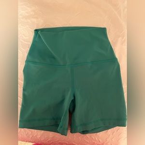 Yogalicious lux green biker shorts